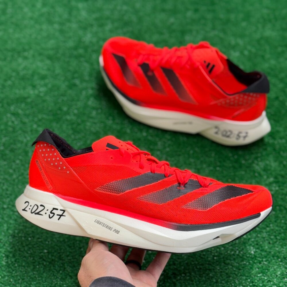adidas Vibrant Red and Black Running Shoes